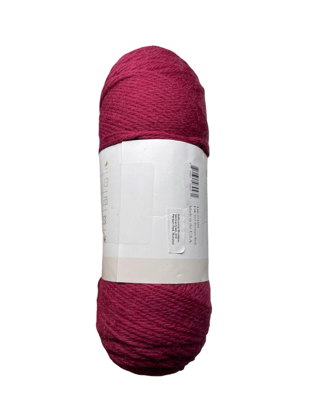 Germantown Yarn Skein in Persian Red 100% N. American wool - Picture 4 of 4
